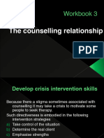 The Counselling Relationship 3