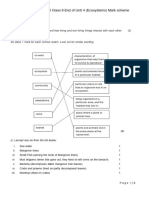 End of Unit 4 (Ecosystems) MS