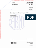 NBR 5419-2-2015 - Proteção Contra Descargas Atimosféricas - Gerenciamento de Risco