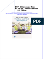 Ebook Download (Ebook PDF) Children and Their Development, Fourth Canadian Edition 4th Edition All Chapter