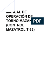 Manual de Operación de Torno Mazak