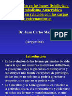 4 Bases Fisiológicas Del Metabolismo AC Lactico y Entrenamiento