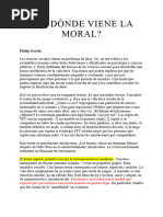 DE DÓNDE VIENE LA MORAL-Philip Gorski.