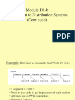 Module D1-b Introduction To Distribution Systems (Continued)