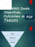 Asstud 1 - Lesson 2 - Learning Goals Objectives Outcomes and Targets