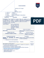 Sesion de Aprendizaje Sexto de Primaria 01 Al 05 Julio