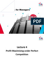 Lecture 4 Profit Maximising Under Perfect Competition-1