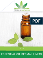 6002.3 Essential Oils Dermal Limit Guide