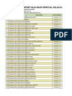 F - Spiritual - Ilmu Pengetahuan Sosial (IPS) - Kelas VIII A