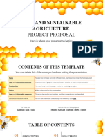 Bees and Sustainable Agriculture Project Proposal