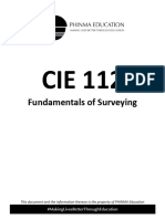 CIE 112 Fundamentals of Surveying COMPLETED