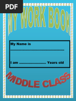 My Work Book Middle Class 2024