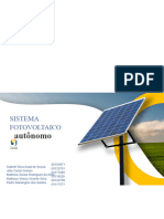 Sistema Fotovotaico Autonomo - PI