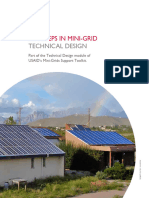 2.2 Mini Grids Technical Design Key Steps