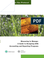 Designing GHG Accounting and Reporting Programs - WRI