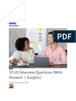 30 UX Interview Questions (With Answers + Insights) : Apply Now