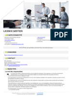 Licence Gestion Detail