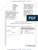 Response Brief in Support of Rambus Inc.'S Proposed Findings of Fact and Conclusions of Law