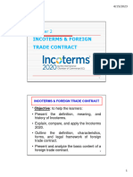 Chapter 2 Incoterms and Contracts