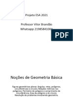 Projeto ESA 2021 - Matemática - Aula04 - Noções de Geometria Plana Parte 1