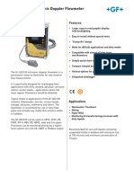 Georg Fischer Ud2100 Doppler Ultrasonic Flowmeter Data Sheet