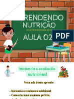 Aprendendo Nutrição - Aula 2