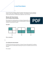 Operaciones Con Fracciones