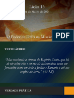 E.B.D - o Poder de Deus Na Missao Da Igreja