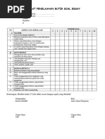 Format Telaah Butir Soal