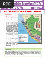 Ecorregiones Del Perú para Quinto Grado de Secundaria