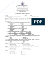 3rd Quarter Exam (Science 7)