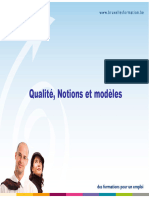 Qualité - Notions Et Modèles - Ph-Proton