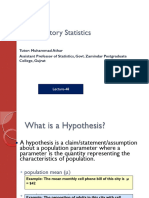 Lecture 48 Hypothesis