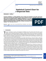 A Generalized Statistical Control Chart For Over or Under Dispersed Data