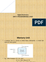 Unitv-Memory Programmable Logic Devices