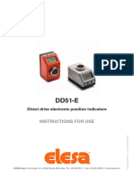 Operating Instruction DD51-E EN