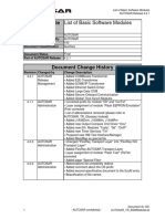 AUTOSAR TR BSWModuleList