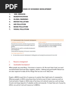 Environmental Risk of Economic Development