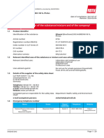 Ethanol MSDS