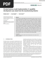 Bus Strat Env - 2021 - Reim - Circular Business Model Implementation A Capability Development Case Study From The