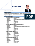 Mr. Shajib Chakraborty Ami CV PDF