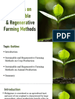 Emphasis On Sustainable & Regenerative Farming Methods