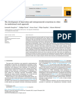 The Development of Innovation and Entrepreneurial Ecosystems in Cities An Institutional Work Approach