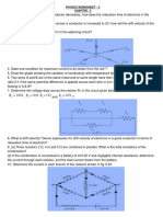 Physics Worksheet PT - 2