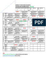 Bsad & MKTG Summer Lecture Time Table 2024