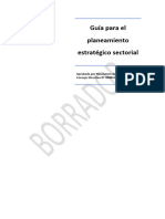 PDF Proyecto de Guia para El Planeamiento Estrategico Sectorial