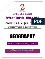 Geography Sol PYQ Topicwise Sunya IAS 2024