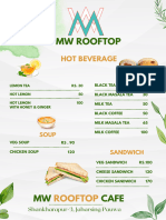 Green and White Natural & Organic Restaurant Menu