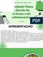 Portfólio de Atividade Física e Saúde Da Criança e Do Adolescente