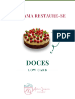 Receita de Doces Low Carb